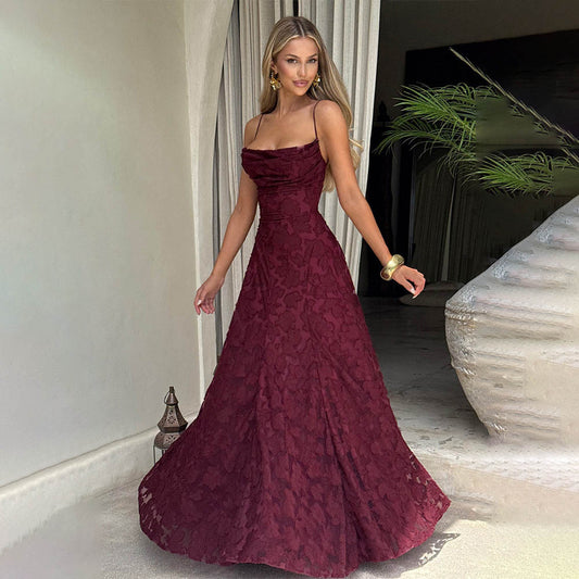 Francis Maxi Dress - Cherry
Lacquer
