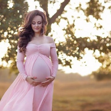 Elegant Maternity Cloak Dress