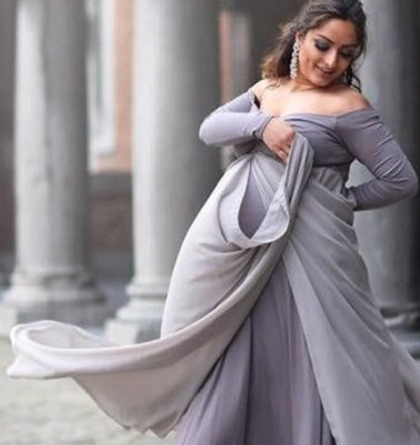 Elegant Maternity Cloak Dress