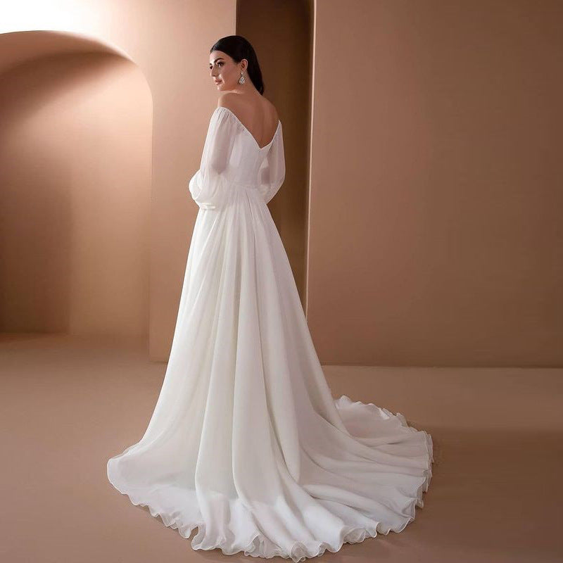 Elegant Off-Shoulder Maxi Dress