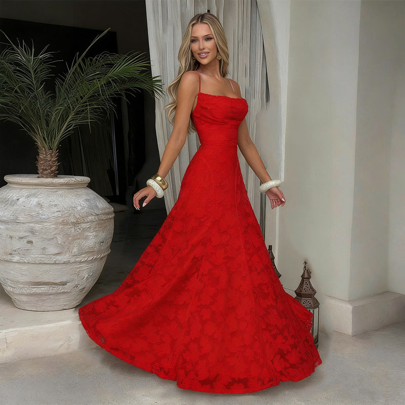 Francis Maxi Dress - Cherry
Lacquer