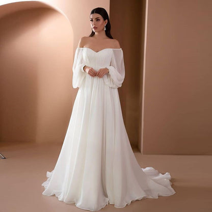 Elegant Off-Shoulder Maxi Dress